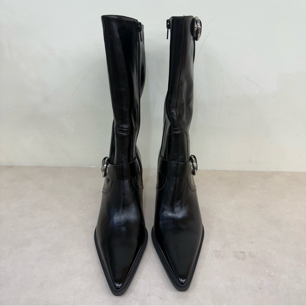 Jeffery Campbell Ride Along Black Women's Boots size 6.5 - Picture 3 of 7